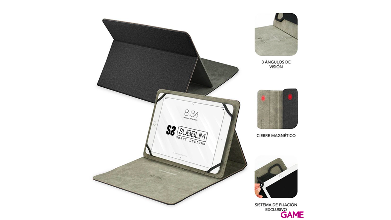 Subblim Tablet Clever Stand Tablet Case 10,1