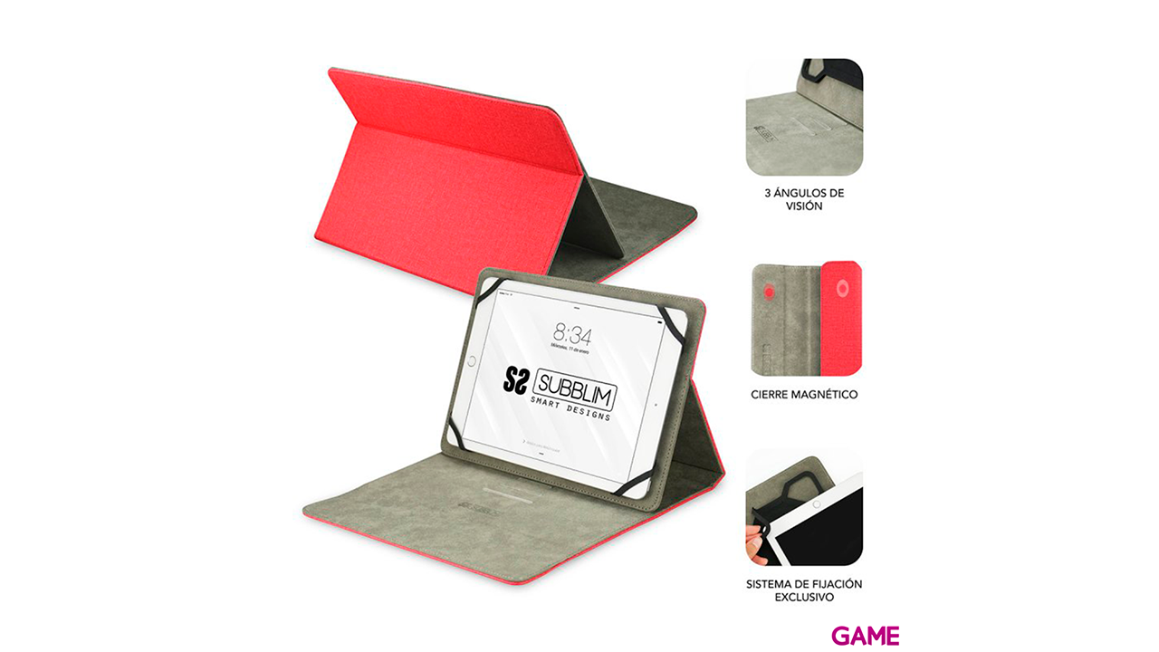Subblim Tablet Clever Stand Tablet Case 10,1