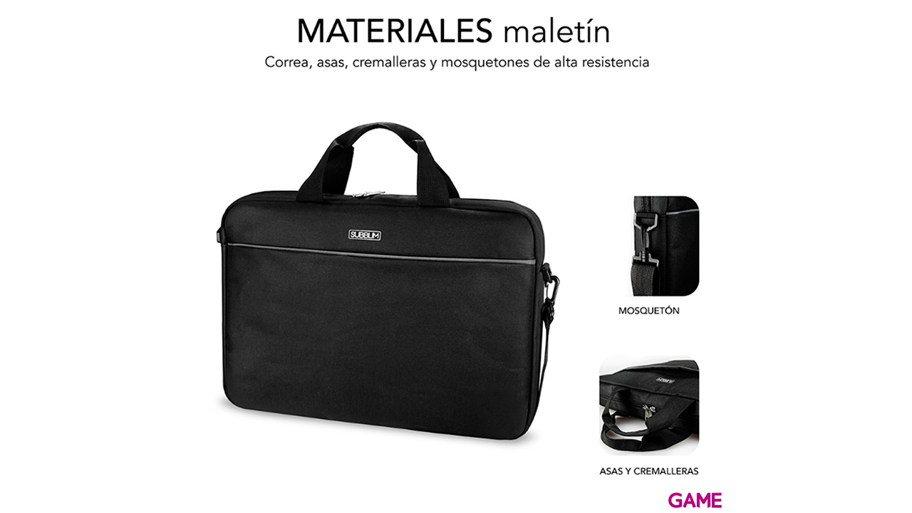 Subblim Pack Laptop Bag 15.6´´ + RatonSelect - Maletin-3