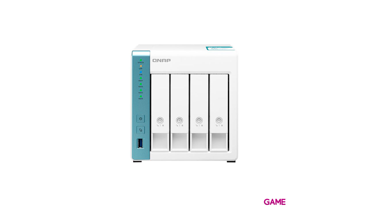 QNAP TS-431K servidor de almacenamiento Alpine AL-214 Ethernet Tower Blanco NAS-2