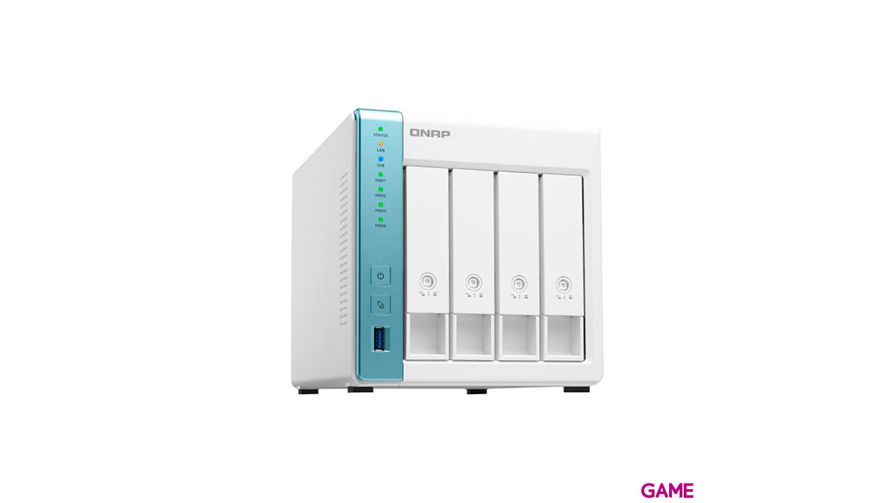 QNAP TS-431K servidor de almacenamiento Alpine AL-214 Ethernet Tower Blanco NAS-3