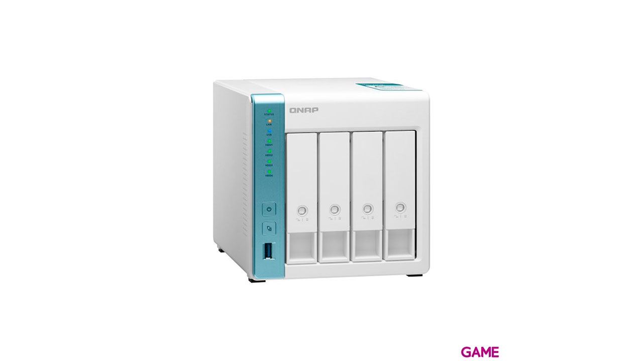 QNAP TS-431K servidor de almacenamiento Alpine AL-214 Ethernet Tower Blanco NAS-4