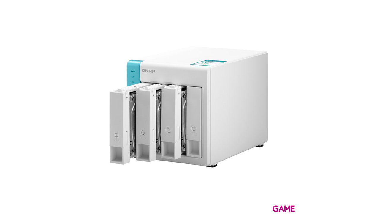 QNAP TS-431K servidor de almacenamiento Alpine AL-214 Ethernet Tower Blanco NAS-5