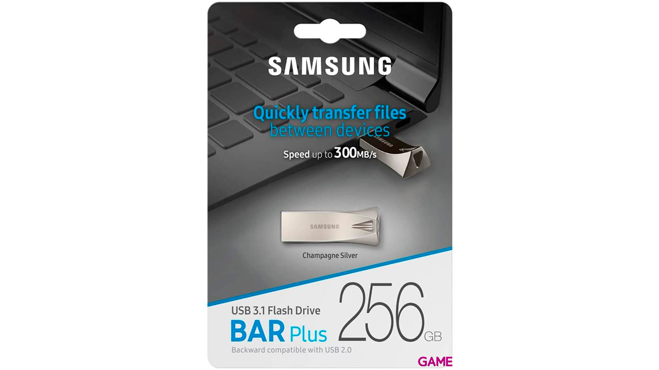 Samsung Bar Plus 128GB USB 3.1 Titan Gray - Pendrive-3