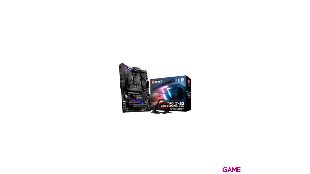 MSI MPG Z490 Gaming Carbon Wifi LGA 1200 ATX Intel Z490 - Placa Base-0