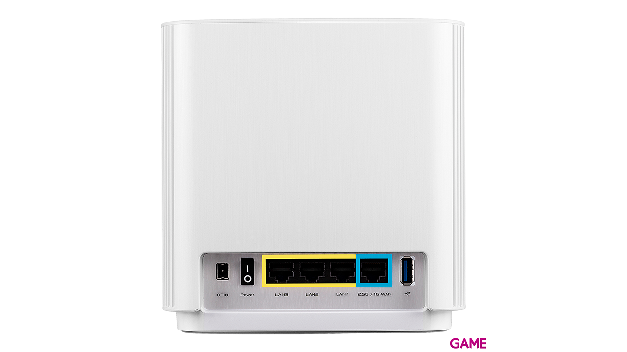 ASUS ZenWiFi AX (XT8) router inalámbrico Tribanda (2,4 GHz/5 GHz/5 GHz) Gigabit Ethernet Blanco - Mesh-2