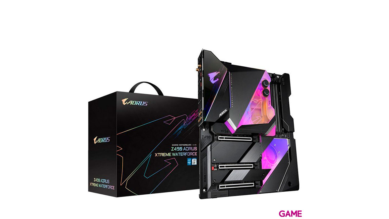 Gigabyte Z490 Aorus XTREME Waterforce LGA 1200 ATX extendida - Placa Base-1