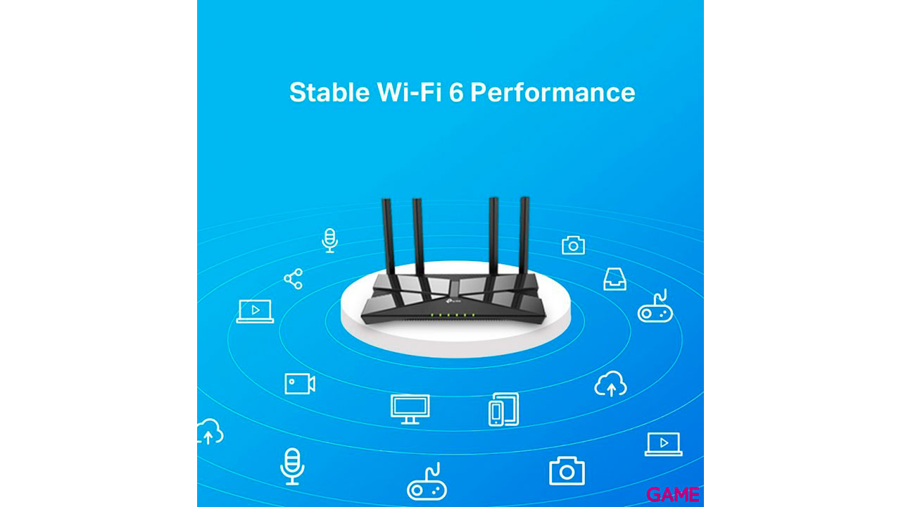TP-LINK Archer AX10 Doble banda (2,4 GHz / 5 GHz) Gigabit Ethernet Negro - Router-3