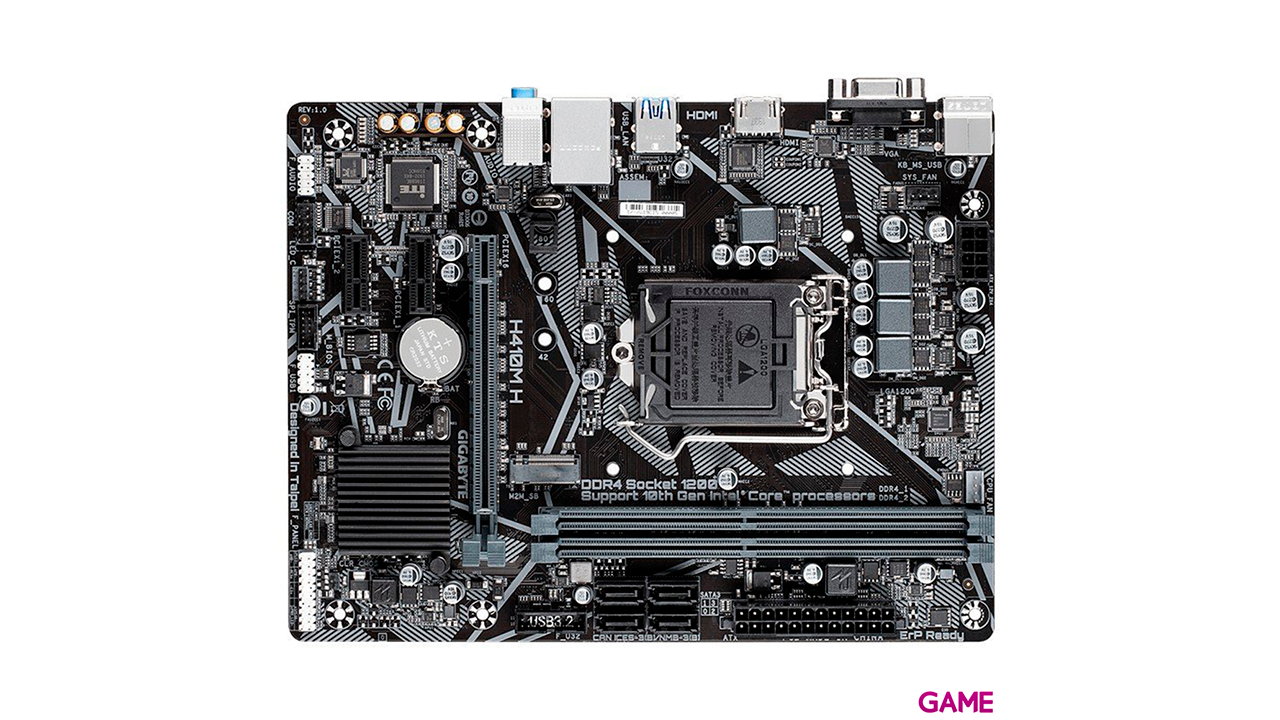 Gigabyte H410M H LGA 1200 Micro ATX - Placa Base-3