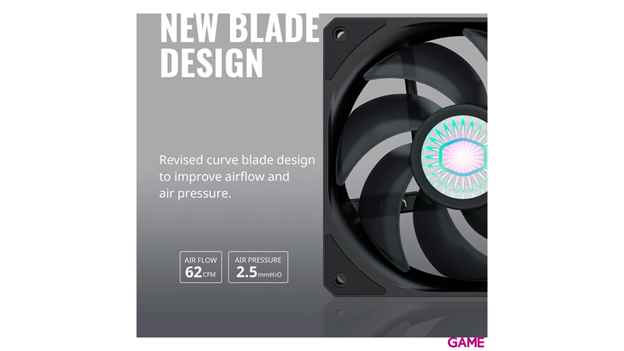Cooler Master Sickleflow 120 12cm Negro - Ventilador-3
