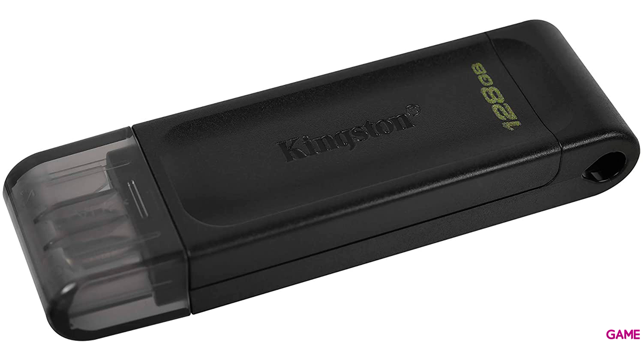 Kingston DataTraveler 70 128GB -  USB C 3.2 - Negro -Pendrive-2