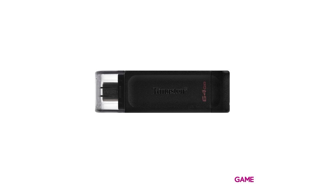 Kingston Technology DataTraveler 70 64GB USB C 3.2 Gen Negro - Pendrive-0