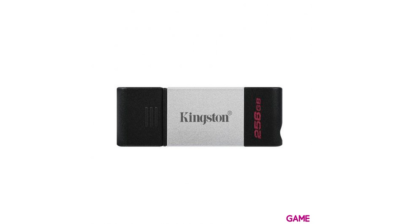 Kingston Technology DataTraveler 80 unidad flash USB 256GB USB Tipo C 3.2 Gen 1 (3.1 Gen 1) Negro, Plata-1