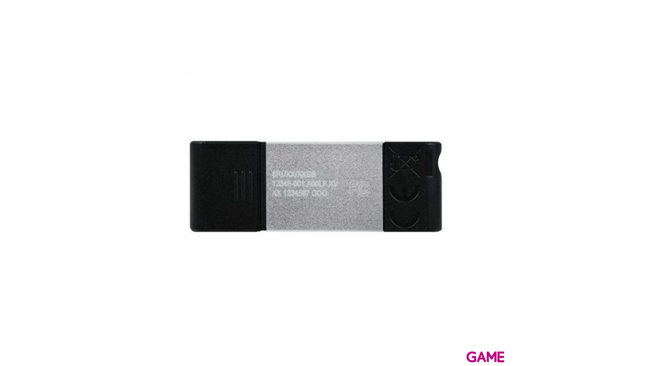Kingston Technology DataTraveler 80 unidad flash USB 256GB USB Tipo C 3.2 Gen 1 (3.1 Gen 1) Negro, Plata-4