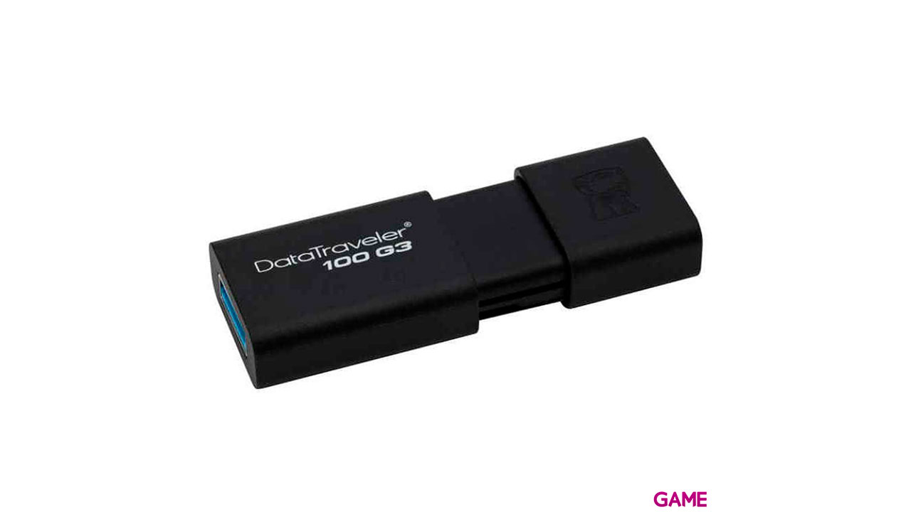 Kingston Technology DataTraveler 100 G3 64GB USB A 3.2 Gen 1 Negro - Pendrive-0