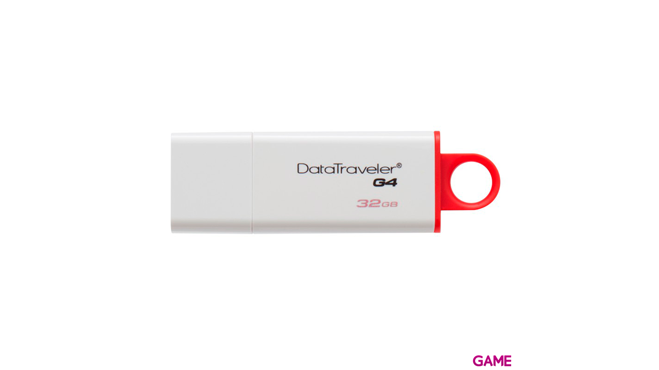 Kingston Technology DataTraveler G4 unidad flash USB 32GB USB tipo A 3.2 Gen 1 (3.1 Gen 1) Rojo, Blanco-0
