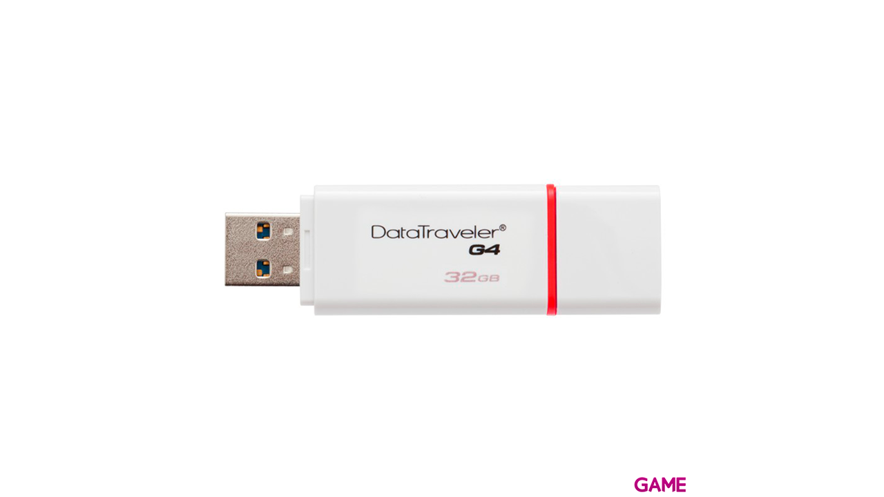 Kingston Technology DataTraveler G4 unidad flash USB 32GB USB tipo A 3.2 Gen 1 (3.1 Gen 1) Rojo, Blanco-1