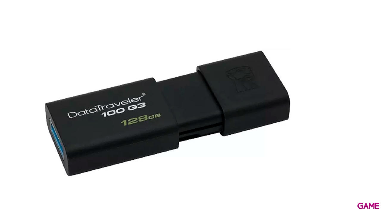 Kingston Technology DataTraveler 100 G3 128GB USB A 3.2 Gen Negro - Pendrive-1