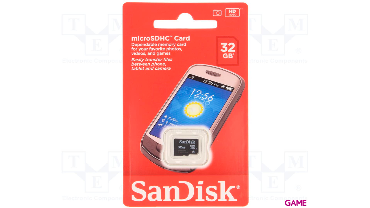 Sandisk 32GB MicroSDHC - Tarjeta Memoria-1