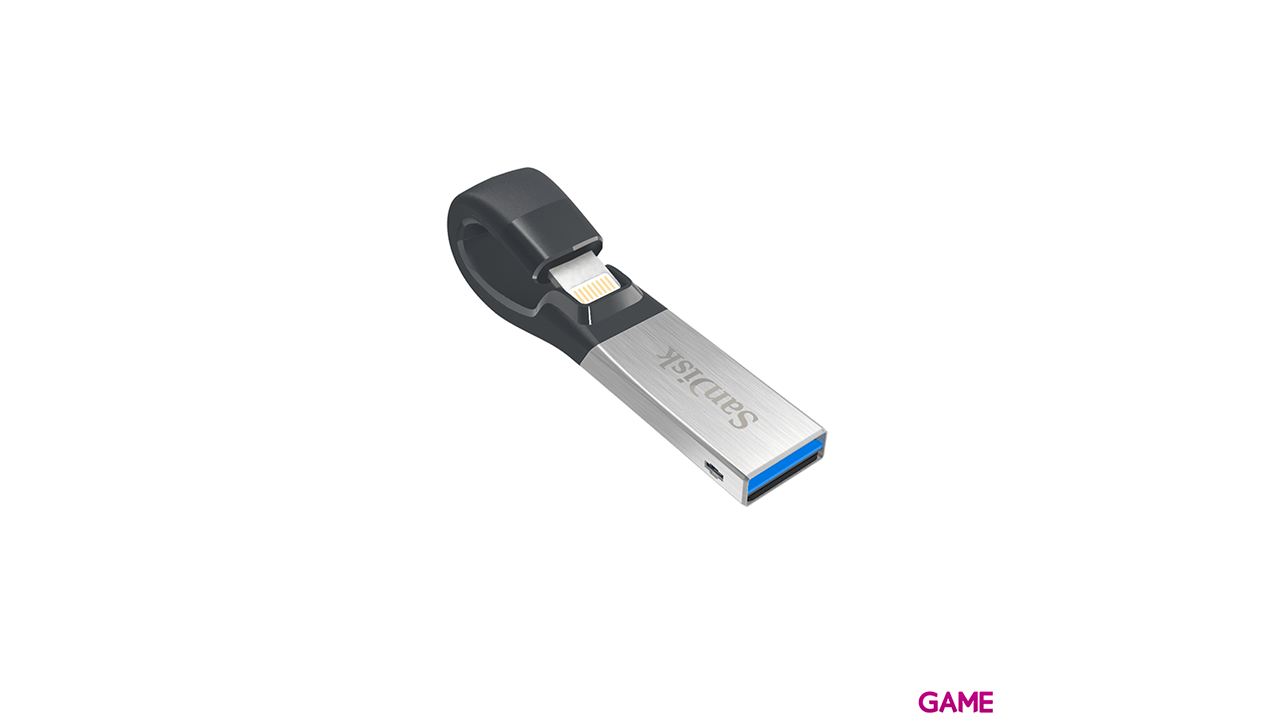Sandisk iXpand unidad flash USB 16GB USB Type-A / Lightning 3.2 Gen 1 (3.1 Gen 1) Negro, Plata-1