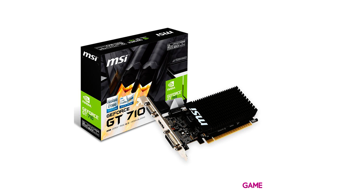 MSI GT 710 2GD3H LP 2GB DDR3 - Tarjeta Grafica-0