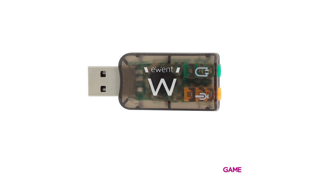 Ewent EW3751 5.1 USB - Tarjeta Sonido Externa-2