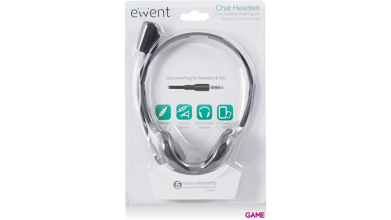 Ewent EW3567 Negro - Auriculares-2