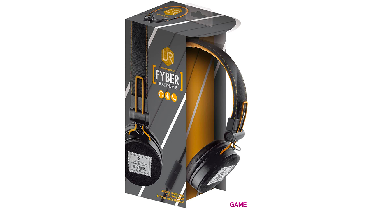 Urban Revolt Fyber - Negro, Naranja - Auriculares Gaming-4