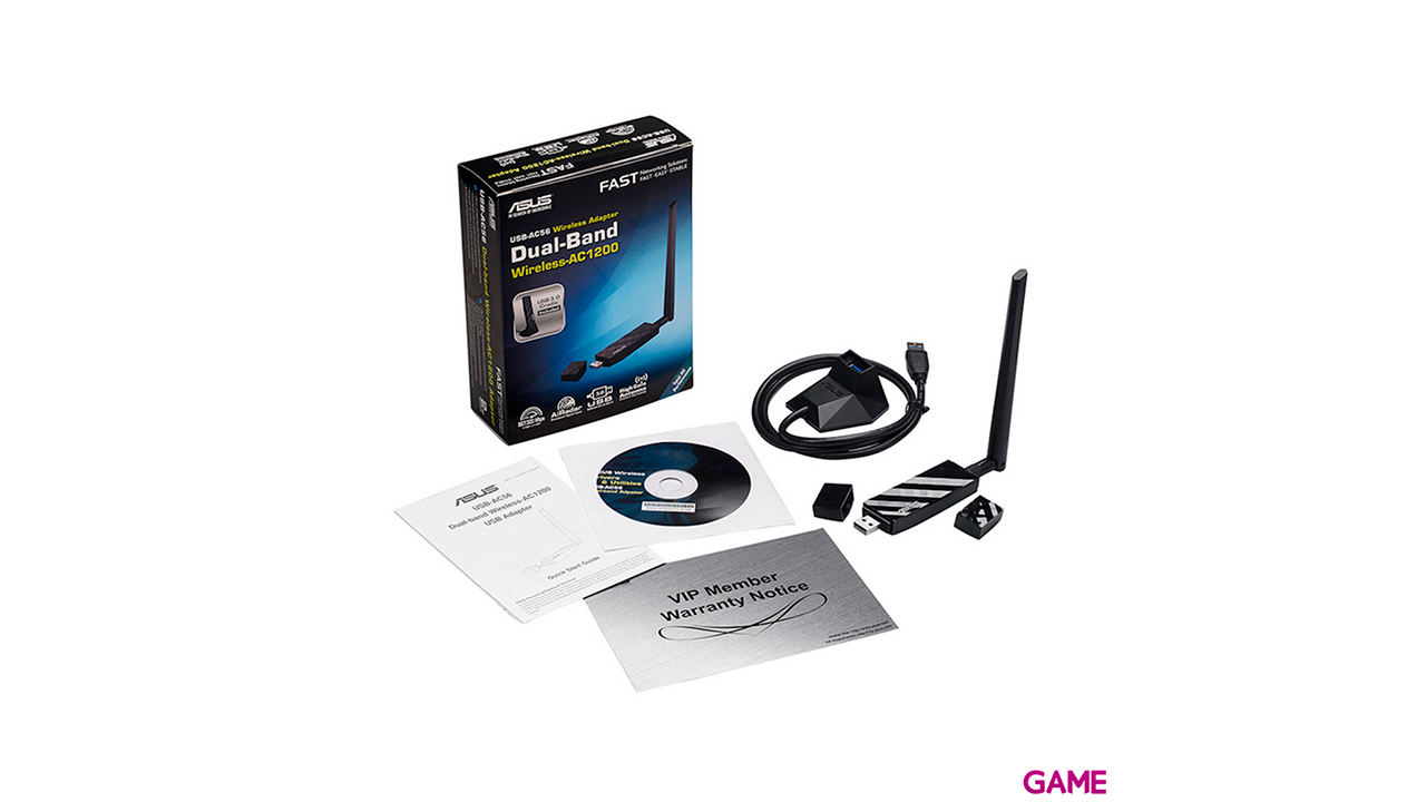 ASUS USB-AC56 - Adaptador WiFi USB-3