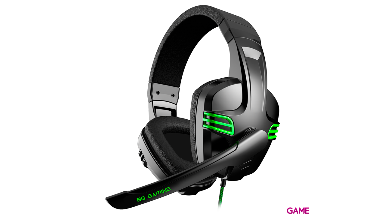 BG Typhoon  - Negro - Verde - Auriculares Gaming-0