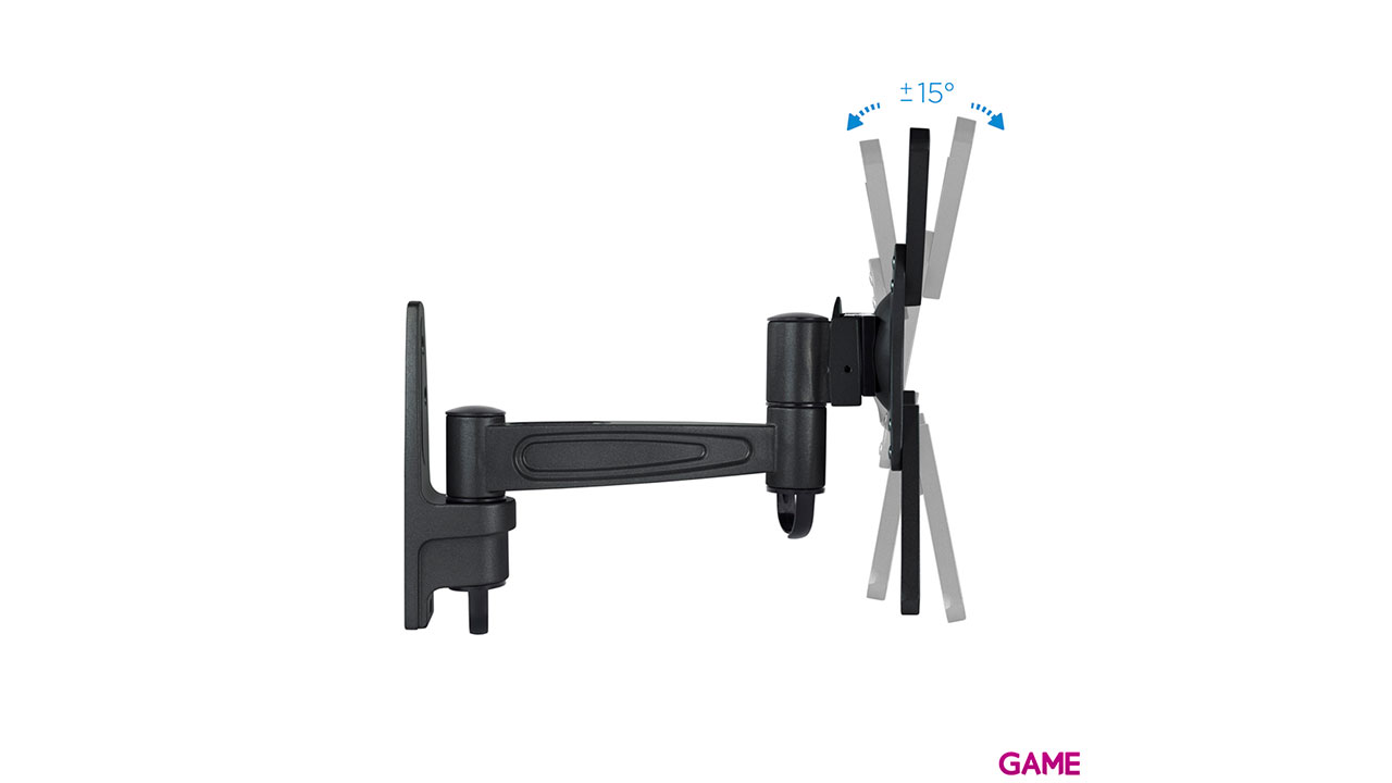 TooQ SOPORTE GIRATORIO E INCLINABLE PARA MONITOR / TV LCD, PLASMA (2 PIVOTES) DE 10-32, NEGRO-1