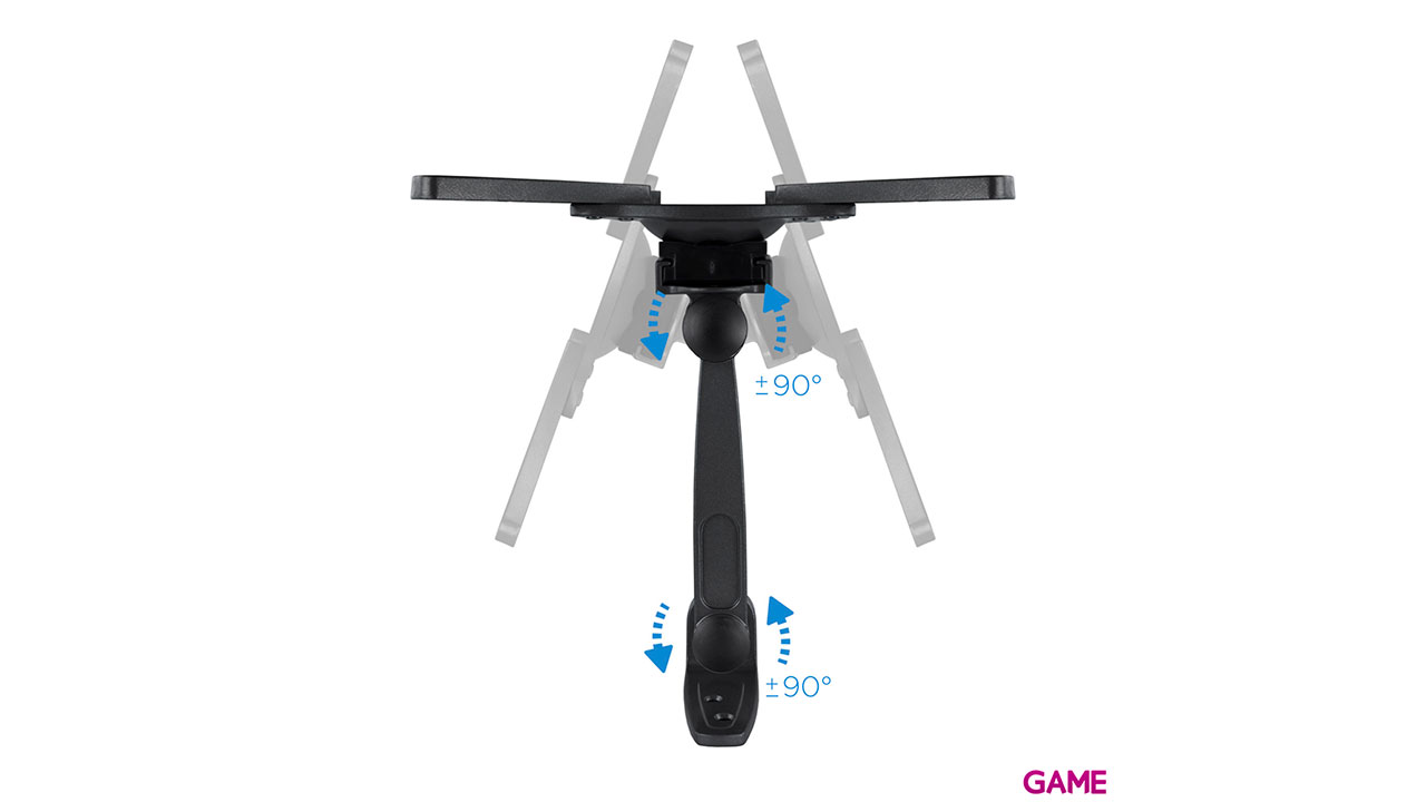 TooQ SOPORTE GIRATORIO E INCLINABLE PARA MONITOR / TV LCD, PLASMA (2 PIVOTES) DE 10-32, NEGRO-3