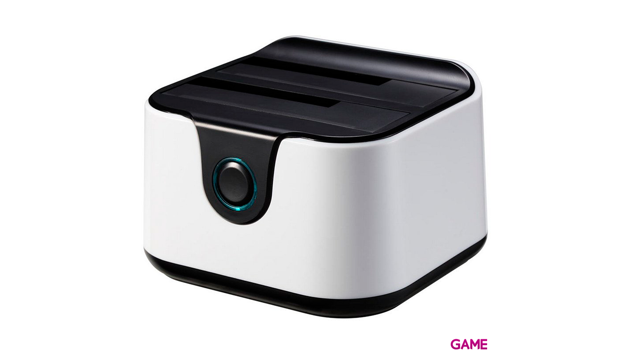 TooQ DOCK STATION SATA 2.5/3.5 A USB 3.0 CLONE OTB NEGRO-BLANCO-0