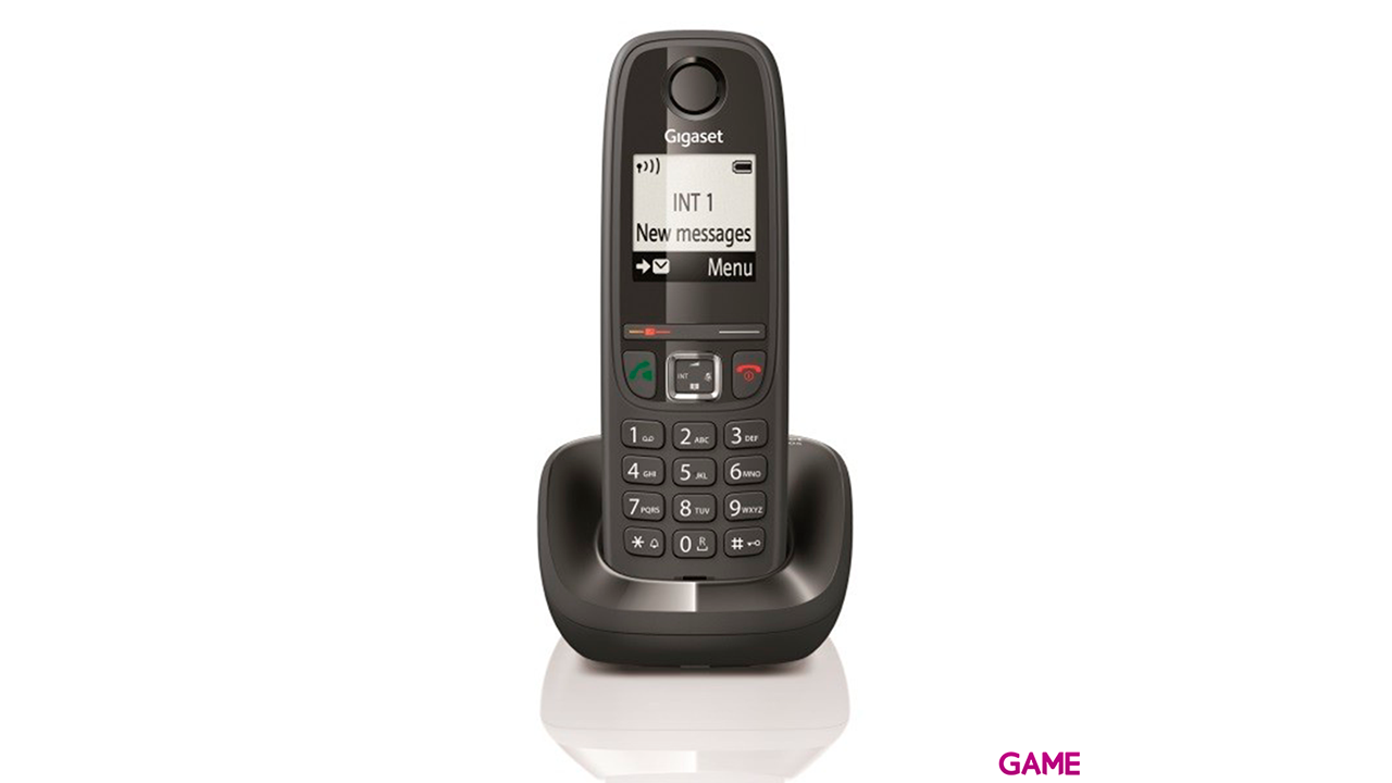 Gigaset AS405 Duo Teléfono DECT Negro Identificador de llamadas-2