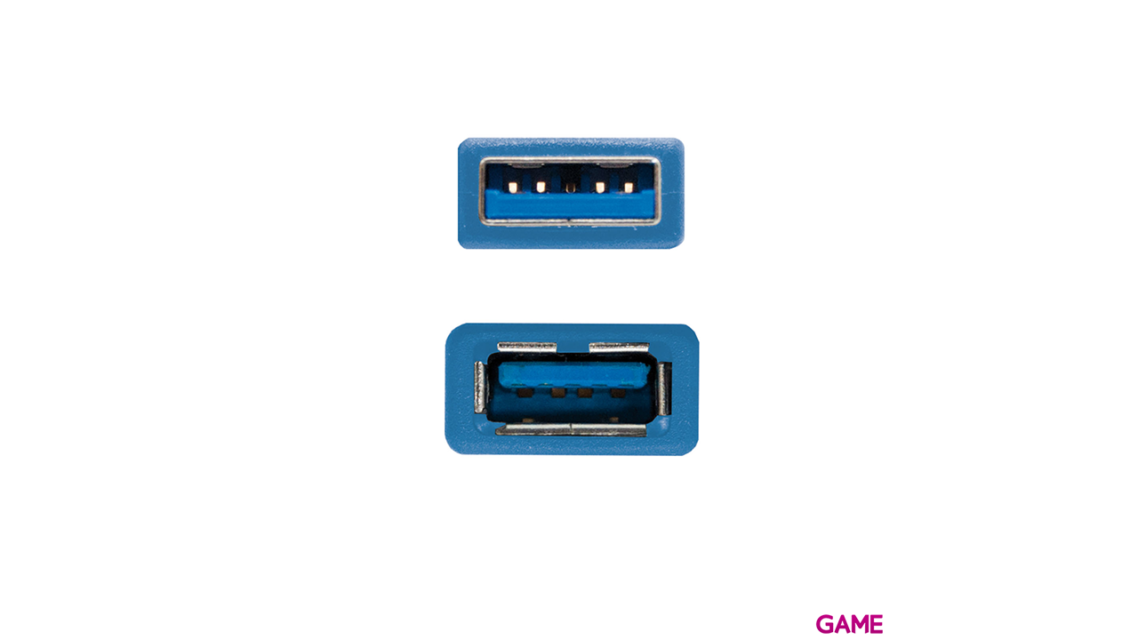 Nanocable 10.01.0901-BL USB A 1m 3.2 Gen 1 Azul - Cable-0