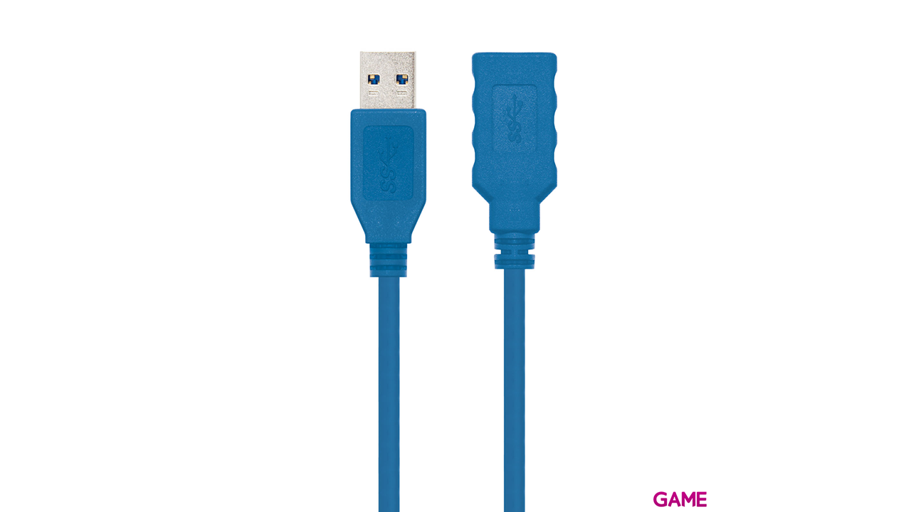 Nanocable 10.01.0901-BL USB A 1m 3.2 Gen 1 Azul - Cable-2