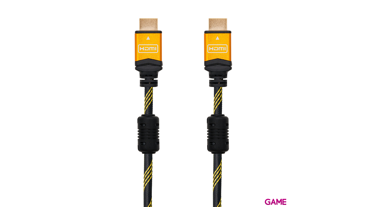 Nanocable CABLE HDMI V1.4 (ALTA VELOCIDAD / HEC), A/M-A/M, ORO, 1.8 M-1