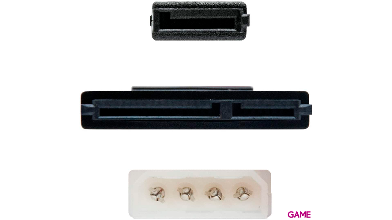 Nanocable 10.18.0601 cable de SATA 0,5 m SATA 22-pin SATA 7-pin + Molex (4-pin) Negro, Rojo, Amarillo-1