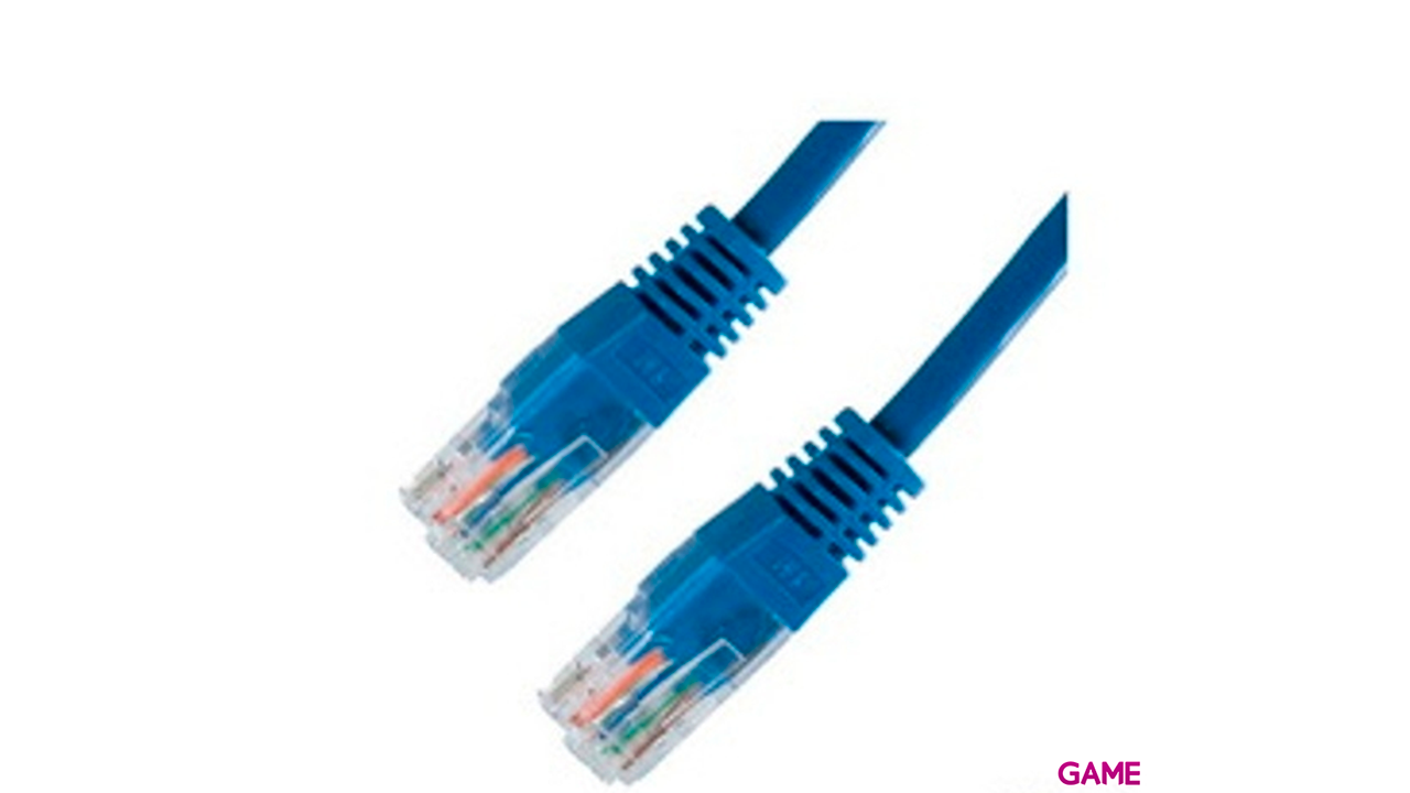 Nanocable CABLE RED LATIGUILLO RJ45 CAT.6 UTP AWG24, AZUL, 2.0 M-0