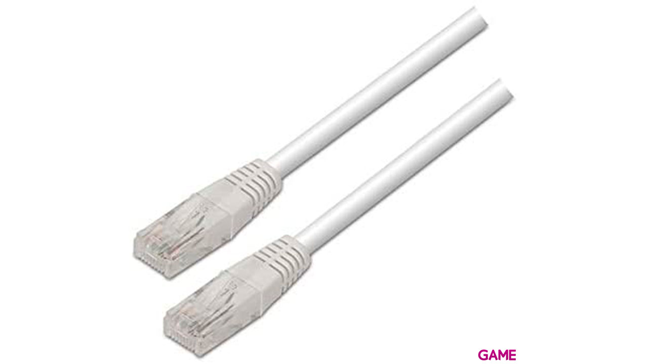 Nanocable 1m RJ45 CAT.6 UTP Blanco - Cable Red-0