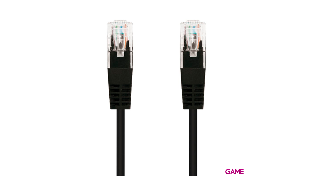 Nanocable 10.20.0401-BK Red Cat6e U/UTP (UTP) 1m Negro - Cable-1