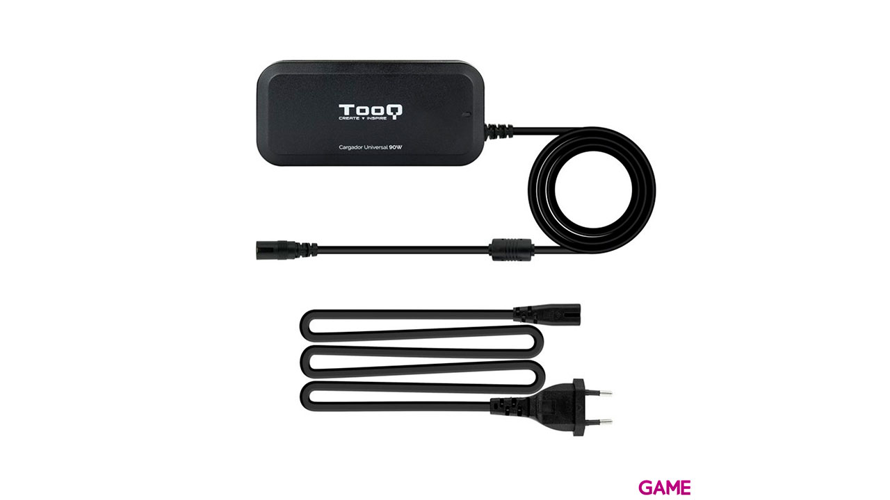 TooQ TQLC-90BS02AT adaptador e inversor de corriente Interior 90 W Negro-2