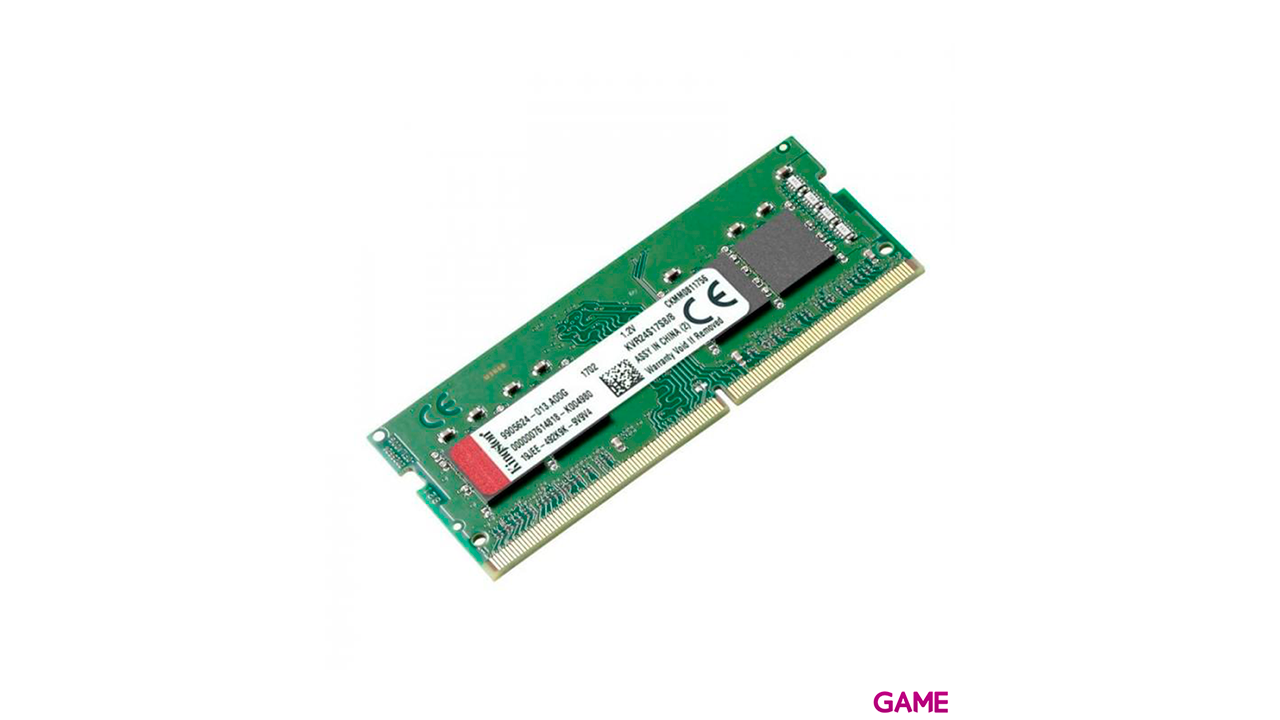 Kingston Technology ValueRAM 8GB DDR4 2400MHz Module módulo de memoria 1 x 8GB-2