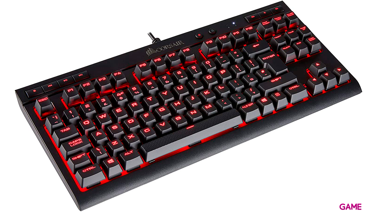 Corsair K63 Negro Rojo - Teclado Gaming-1