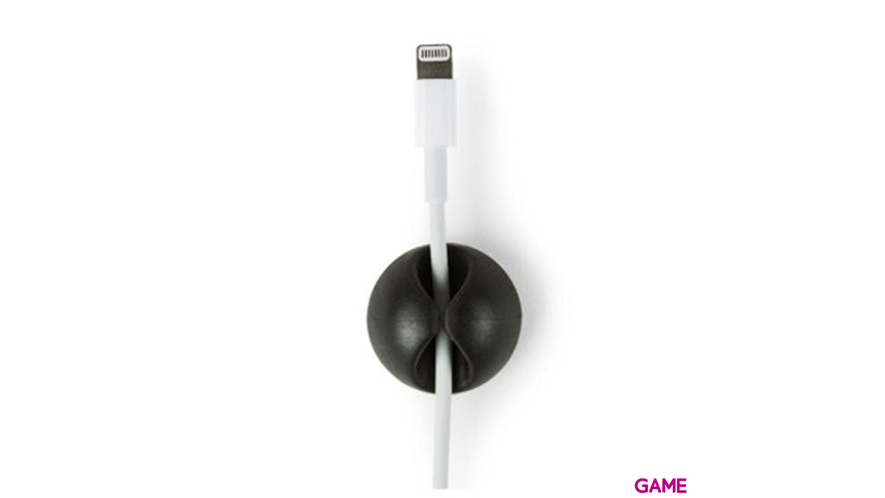 Quick Media CMCCS Organizador Cables Escritorio Gris - Soporte-0