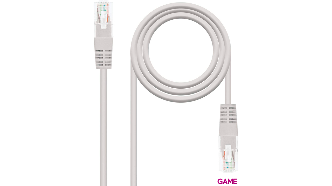 Nanocable Latiguillo RJ45 CAT.5E UTP AWG24, 1.5 M - Cable Red-1