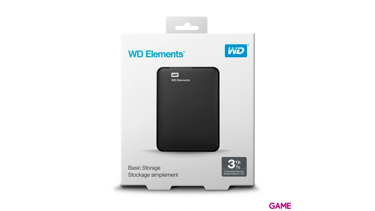 Western Digital WD Elements Portable disco duro externo 3000 GB Negro-0