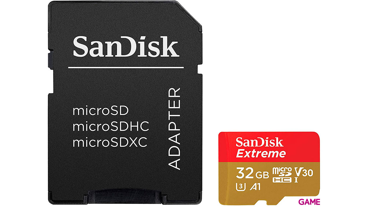 Sandisk Extreme 32GB MicroSDHC Clase 10 UHS-I - Tarjeta Memoria-1