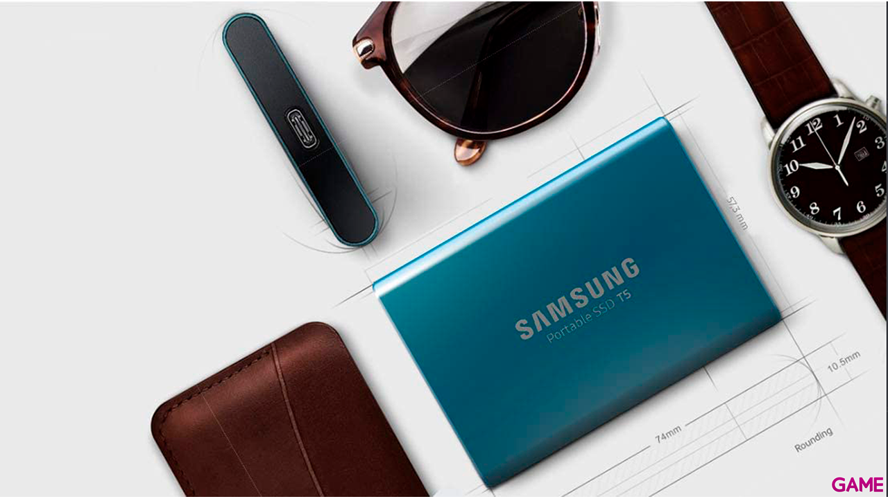 Samsung T5 500 GB Azul-1