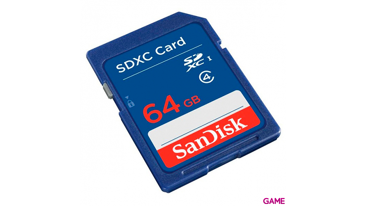 Sandisk 64GB SDXC Clase 4 - Tarjeta Memoria-1